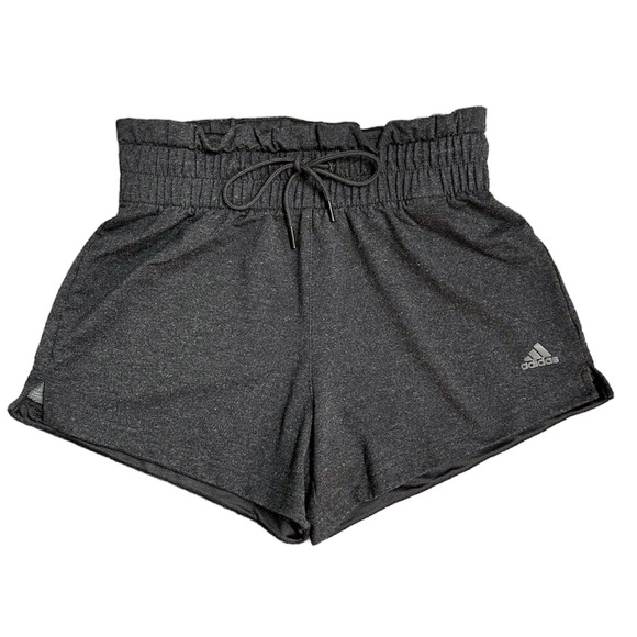 adidas Pants - Adidas size small charcoal gray drawstring running or lounge shorts